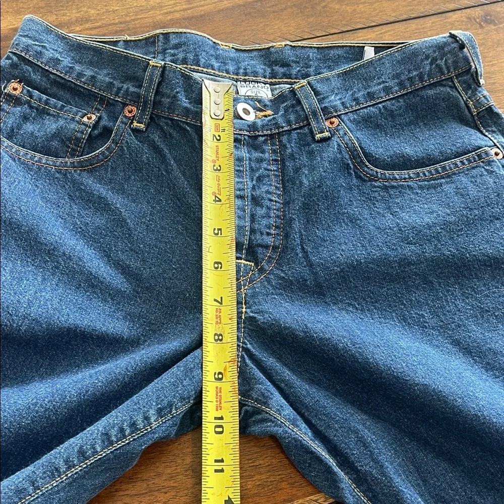 Vintage Lucky Brand Dungarees Easy Rider bootcut blue jeans 6/28 USA made Y2K - Picture 9 of 12